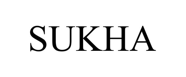 Trademark Logo SUKHA