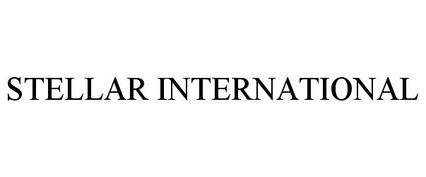Trademark Logo STELLAR INTERNATIONAL