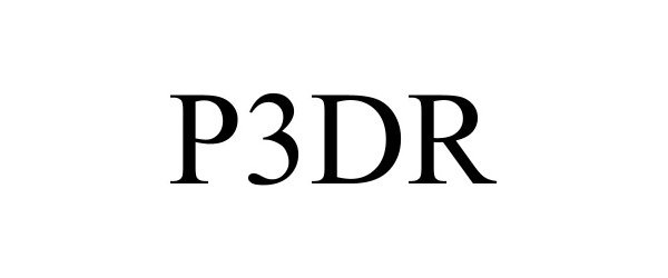 Trademark Logo P3DR