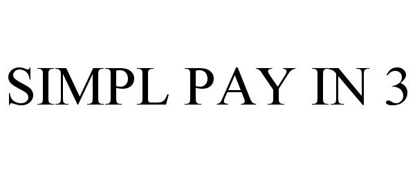  SIMPL PAY IN 3