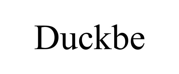Trademark Logo DUCKBE