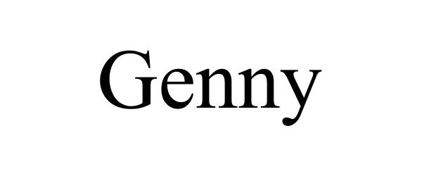 Trademark Logo GENNY