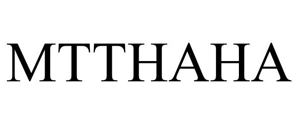 Trademark Logo MTTHAHA