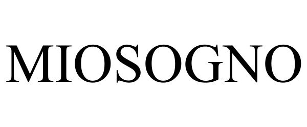 Trademark Logo MIOSOGNO