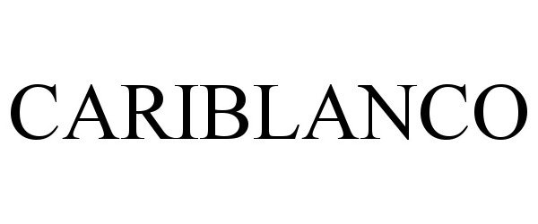 Trademark Logo CARIBLANCO