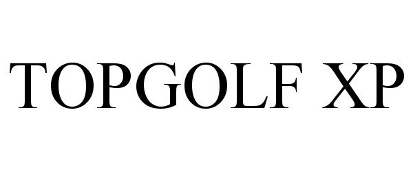 Trademark Logo TOPGOLF XP