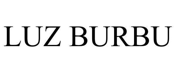 Trademark Logo LUZ BURBU