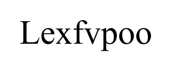 Trademark Logo LEXFVPOO