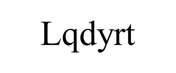 Trademark Logo LQDYRT