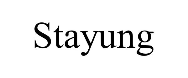 Trademark Logo STAYUNG