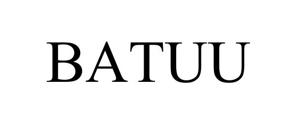 Trademark Logo BATUU