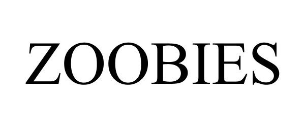 Trademark Logo ZOOBIES