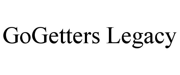 Trademark Logo GOGETTERS LEGACY