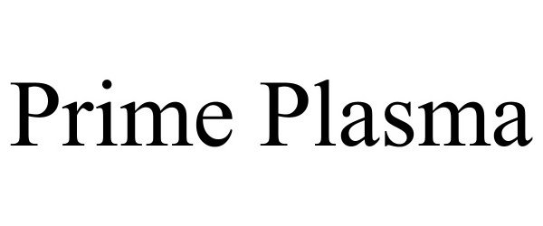 Trademark Logo PRIME PLASMA