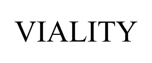 Trademark Logo VIALITY