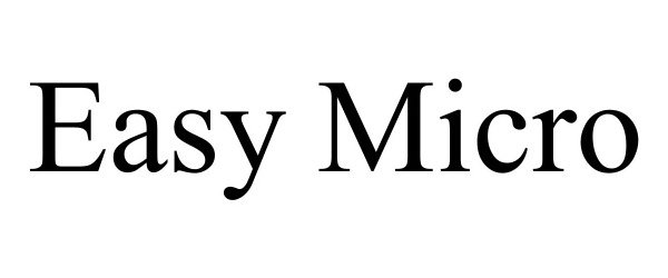 Trademark Logo EASY MICRO