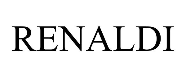Trademark Logo RENALDI
