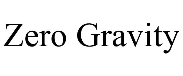 Trademark Logo ZERO GRAVITY