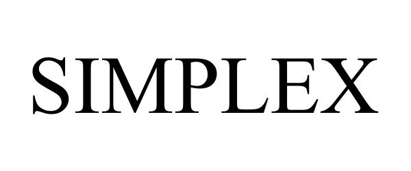 Trademark Logo SIMPLEX