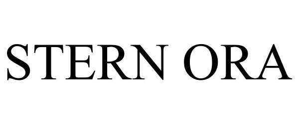 Trademark Logo STERN ORA