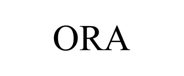 Trademark Logo ORA