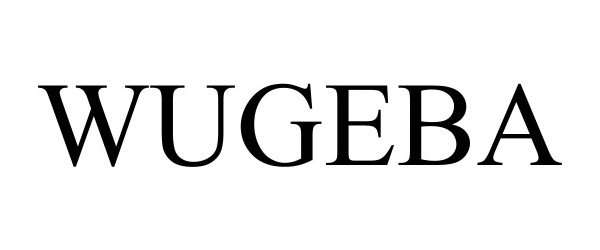 Trademark Logo WUGEBA