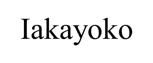Trademark Logo IAKAYOKO