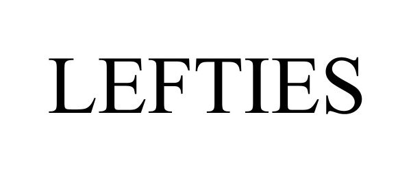 Trademark Logo LEFTIES