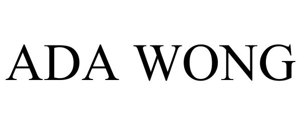 Trademark Logo ADA WONG