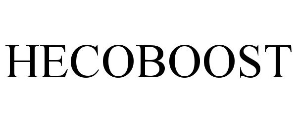 Trademark Logo HECOBOOST