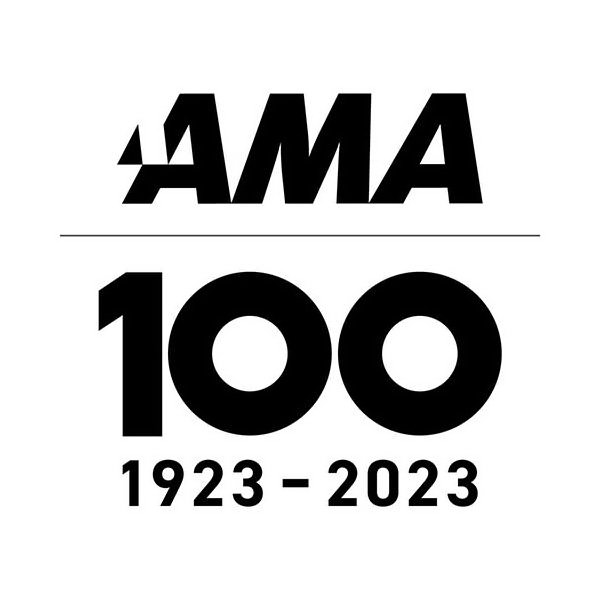 Trademark Logo AMA 100 1923-2023