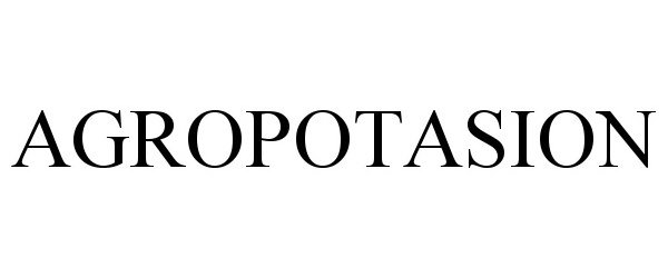 Trademark Logo AGROPOTASION