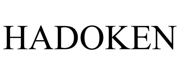 Trademark Logo HADOKEN