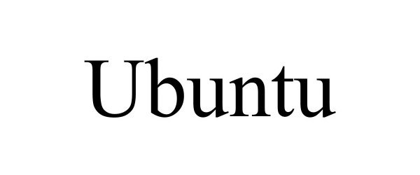 Trademark Logo UBUNTU