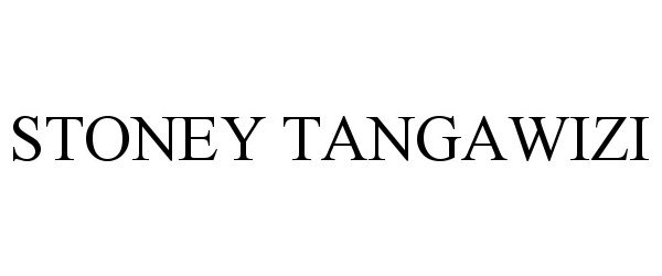 Trademark Logo STONEY TANGAWIZI