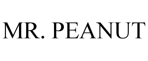 Trademark Logo MR. PEANUT