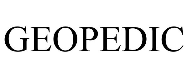 Trademark Logo GEOPEDIC