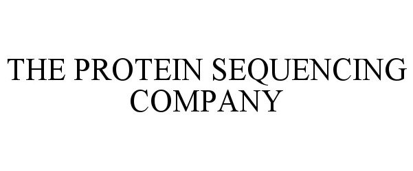  THE PROTEIN SEQUENCING COMPANY