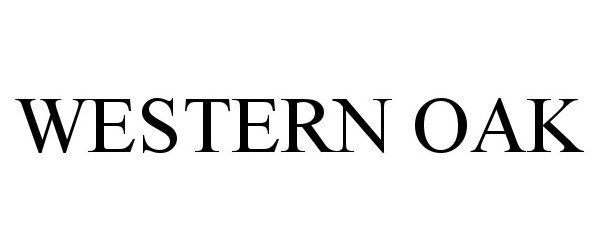 Trademark Logo WESTERN OAK