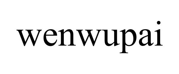 Trademark Logo WENWUPAI