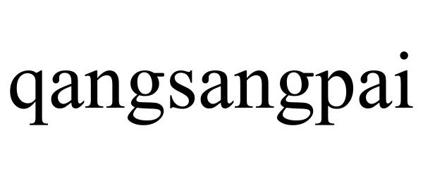 Trademark Logo QANGSANGPAI