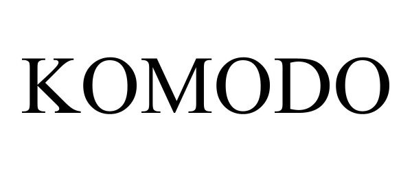 Trademark Logo KOMODO