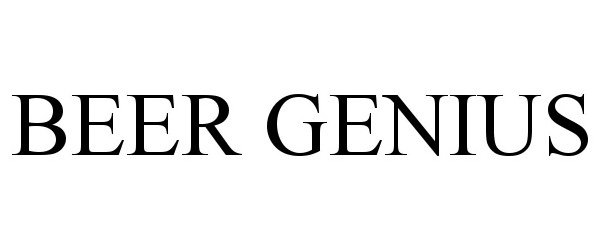 Trademark Logo BEER GENIUS
