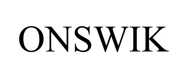 Trademark Logo ONSWIK