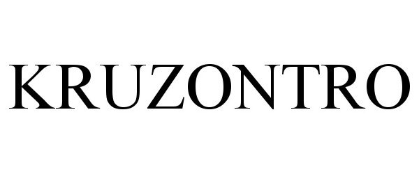 Trademark Logo KRUZONTRO