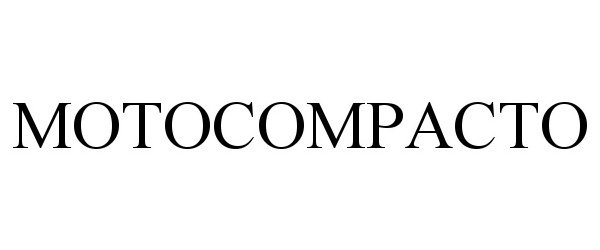 Trademark Logo MOTOCOMPACTO