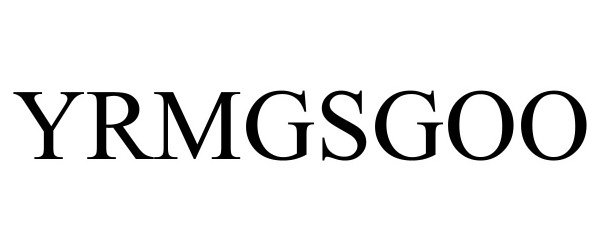 Trademark Logo YRMGSGOO