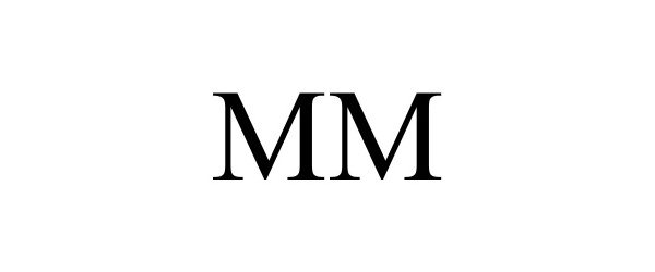 Trademark Logo MM