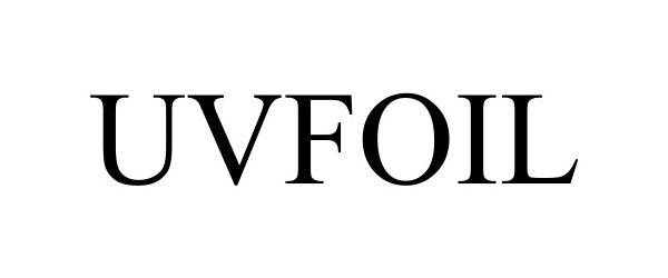 Trademark Logo UVFOIL