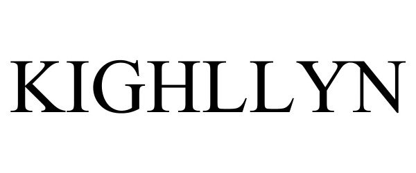 Trademark Logo KIGHLLYN